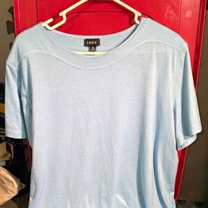 Links Sky Blue Casual Tee